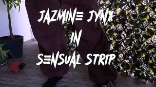 Jazmine Jynx stripping down and teasing
