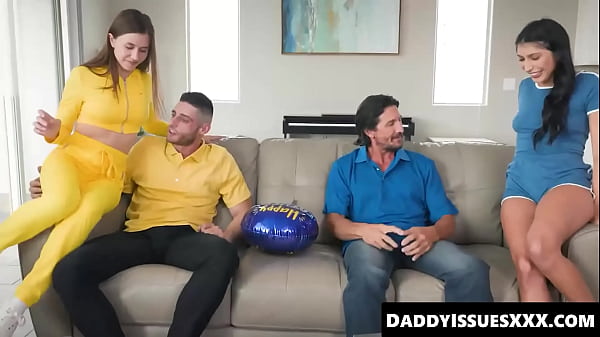 Kourntey Rae and I engaged in a shared experience with Tommy and Billy, focusing on providing them with physical pleasure through our bodies.