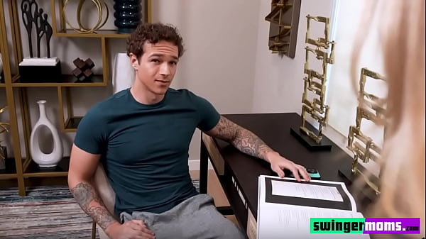 Loving stepmothers surrender their wet pussies to their stepsons’ cocks like lovers in heat | www.SwingerMoms.com