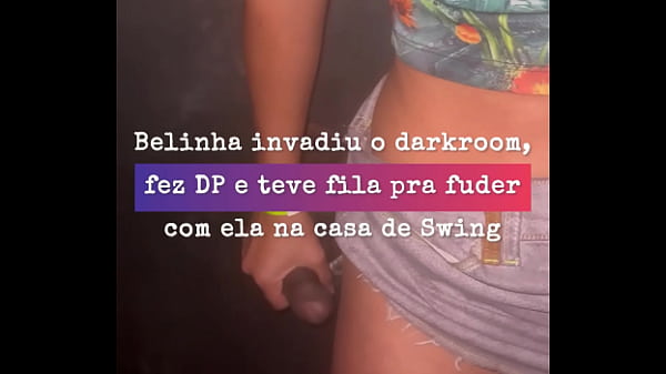 Na casa de swing foi pro quarto e fez a festa com vários