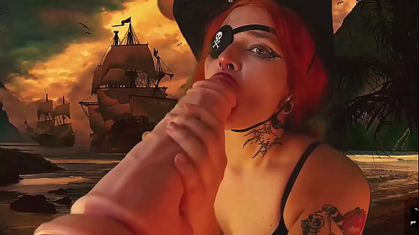 PIRATE GIRL GETS WILD ORGASMS FROM VIBRATORS IN ALL ORIFICES