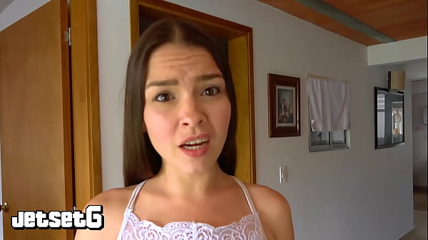 Sassy Latina teen gets her ass stretched in hardcore anal after sloppy blowjob