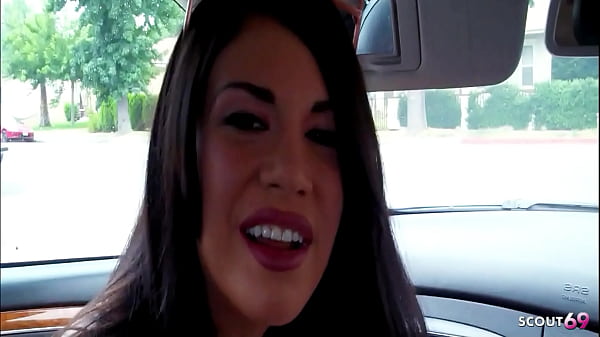 Skinny inked Girl with small Tits and Ass Pick Up for first Time Casting Fuck by Big Dick old Guy