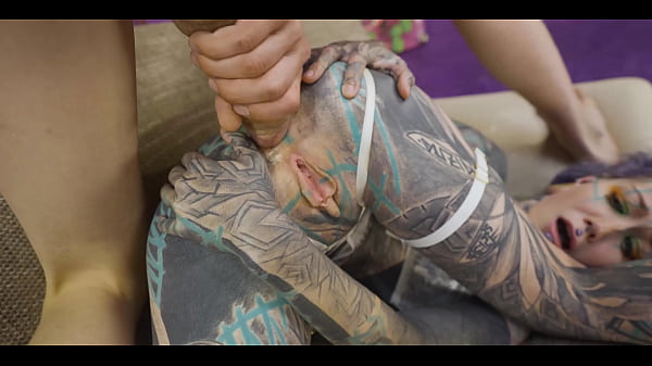 Tatted Slut Fucked Deep in the Ass Only
