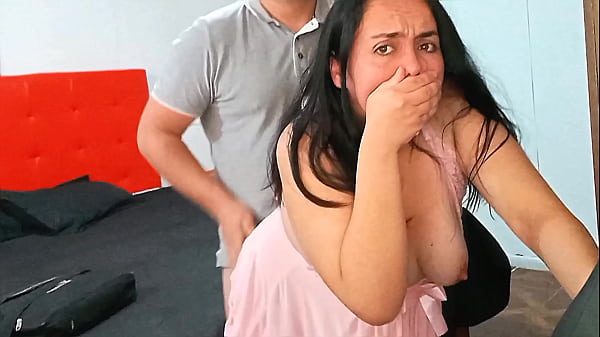 The stepmother was in the closet, looking for clothes, when her stepson fucked her hard.