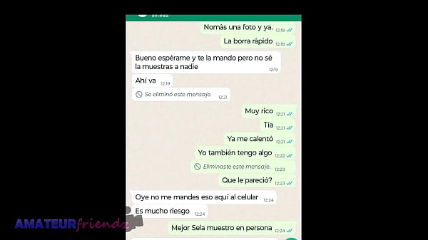 Tia politica envia foto por error y termina en chat caliente